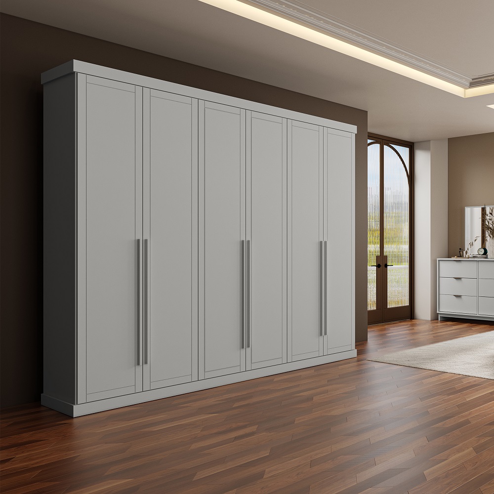 MB. 115931860 WARDROBE REF 1159 WHITE CARRARO