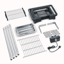 EL. BBQ. BARBECUE SUR PIED 2500W - 350°C MAX 8124 - SEVERIN