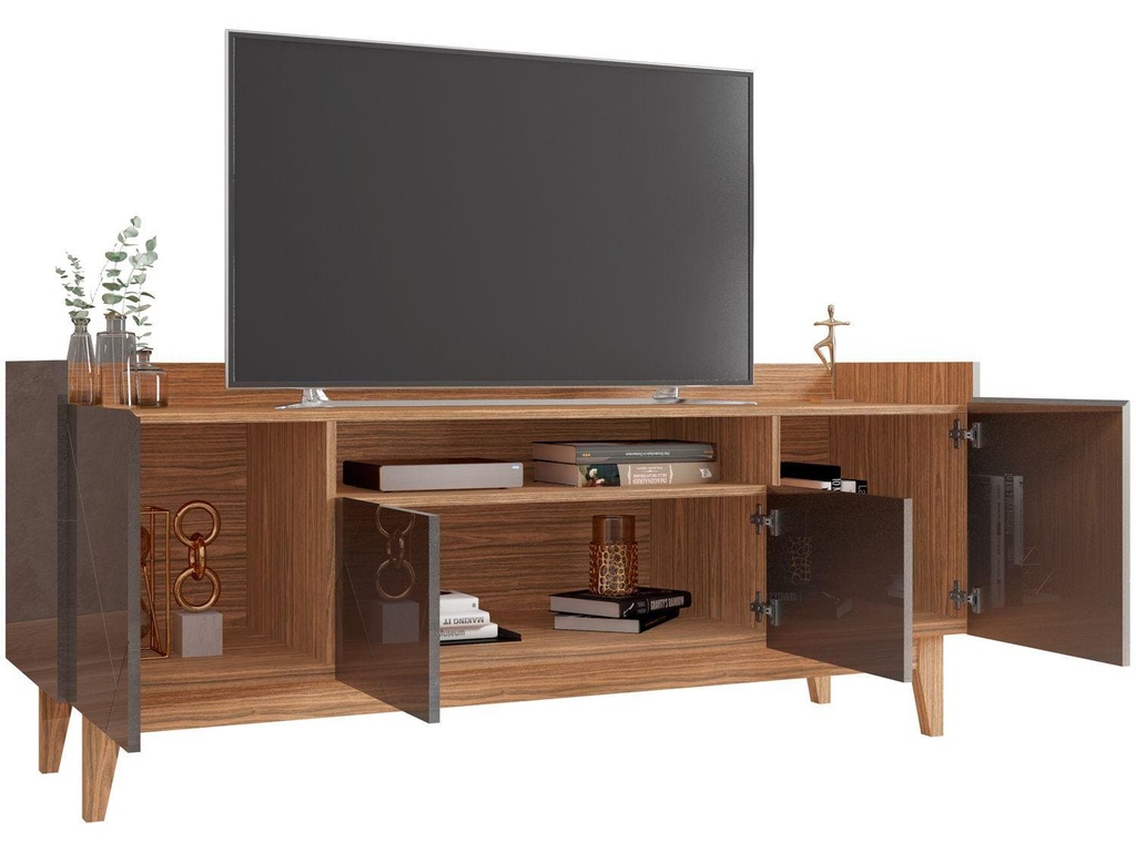 MB. TV STAND ADRIA PEARL GREY HIGH GLOSS NOCE CASA. 11071586