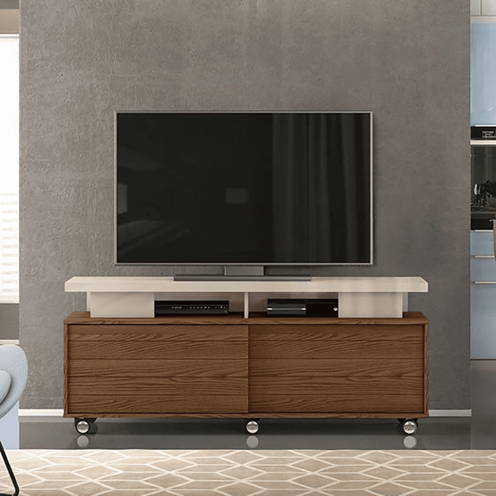 MB. TV STAND AGEO SEM ESPELHO MARROQUIM/OFF WHITE. 18734192 DJ MOVEIS