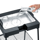 EL. BBQ. BARBECUE SUR PIED- PLAQUE GRILL- 2200W SEVERIN. 8568