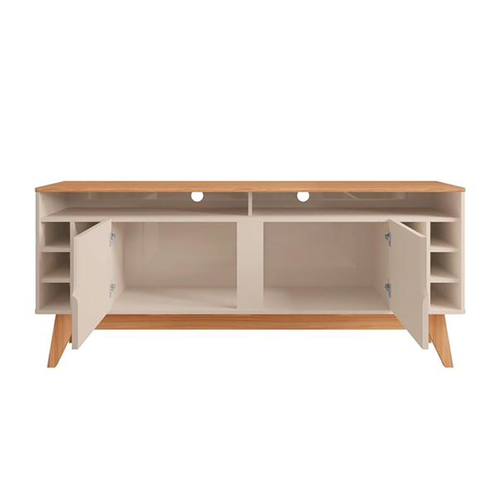 MB. TV STAND WINE 1.35m OFF WHITE HIGH GLOSS NOCE CASA. 11077346