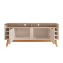 MB. TV STAND WINE 1.35m OFF WHITE HIGH GLOSS NOCE CASA. 11077346
