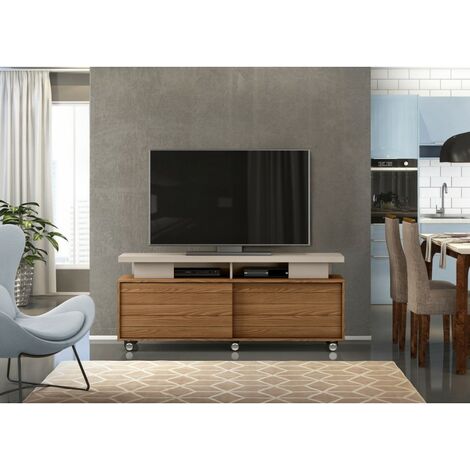 MB. TV UNIT AGEO WITHOUT MIRROIR TV 60" OAK NOBEL/GRIZ. 18734188 DJ MOVEIS