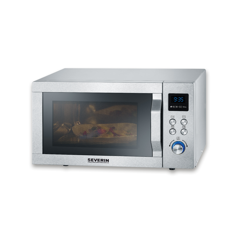 Micro Onde 2 In 1 - Grill 800W Argent 20L Severin 7751