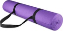 PVC Yoga Mat 1730X610X5MM Col Purple