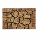 RUBBER FLOCKING PRINTED MAT 45X75 ITEM:8827-02/8827-05 - 6MM - 12PCS