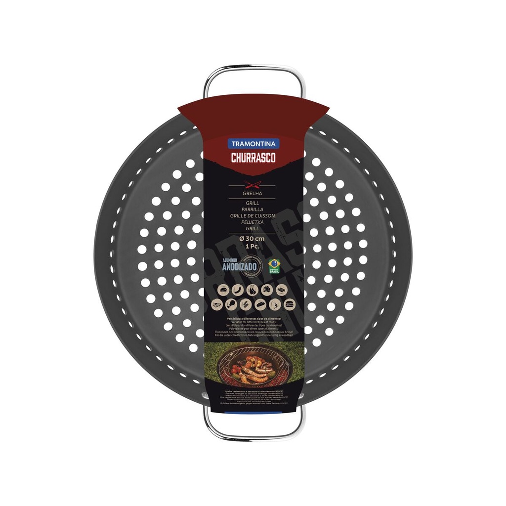 VR. Wok percé pour barbecue de 30cm 20889/030 TRAMONTINA