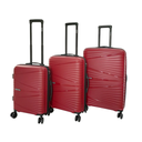 VL. VALISE HARD CASE- SERIE DE 03PCS (20"-24"-28") vert sarcelle/noir/grenat/peach/bleu/rouge (06c) V-TRAVEL. MUMBAI