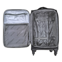 VL. VALISE SOFT CASE- SERIE DE 03pcs (20"-26"-30") Gris/Noir. SEATTLE V TRAVEL FRANCE