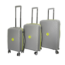 VL. VALISE HARD CASE- SERIE DE 03PCS (20"-24"-28") jaune crème/vert olive/grenat/cyan/vert sarcelle/gris/noir (07c) V-TRAVEL. LISBON