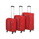 VL. VALISE SOFT CASE - SERIE DE 03 PCE (20",24",28") Noir - Bleu turquoise - Rouge ESPOO