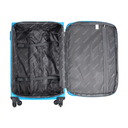 VL. VALISE SOFT CASE - SERIE DE 03 PCE (20",24",28") Noir - Bleu turquoise - Rouge ESPOO