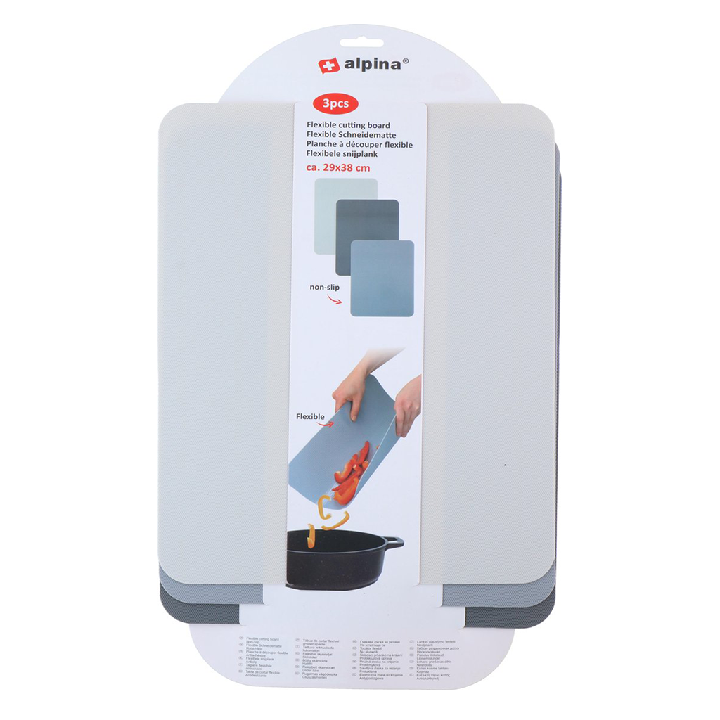 ED. 871125217982 CUTTING BOARD 3PC 29X38X0.178CM ALPINA 8711/982