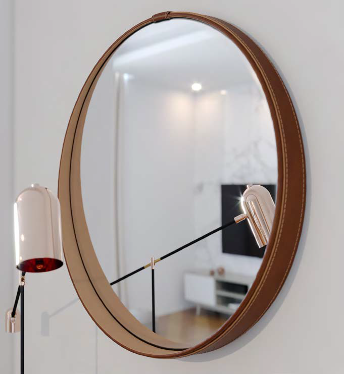 MB. 06308 ESPELHO AQUA 60 MARROM IMCAL