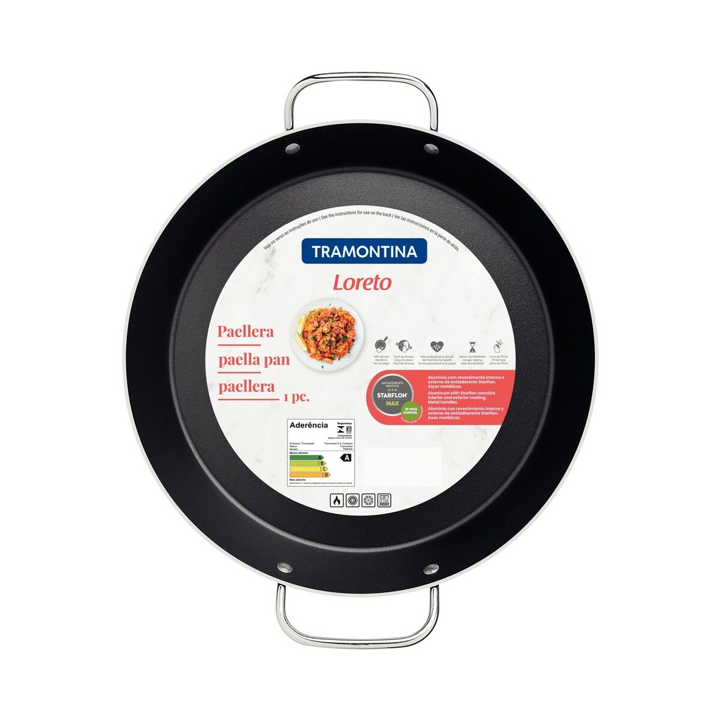 VR. Poêle à paella de 34cm TRAMONTINA 20125/034