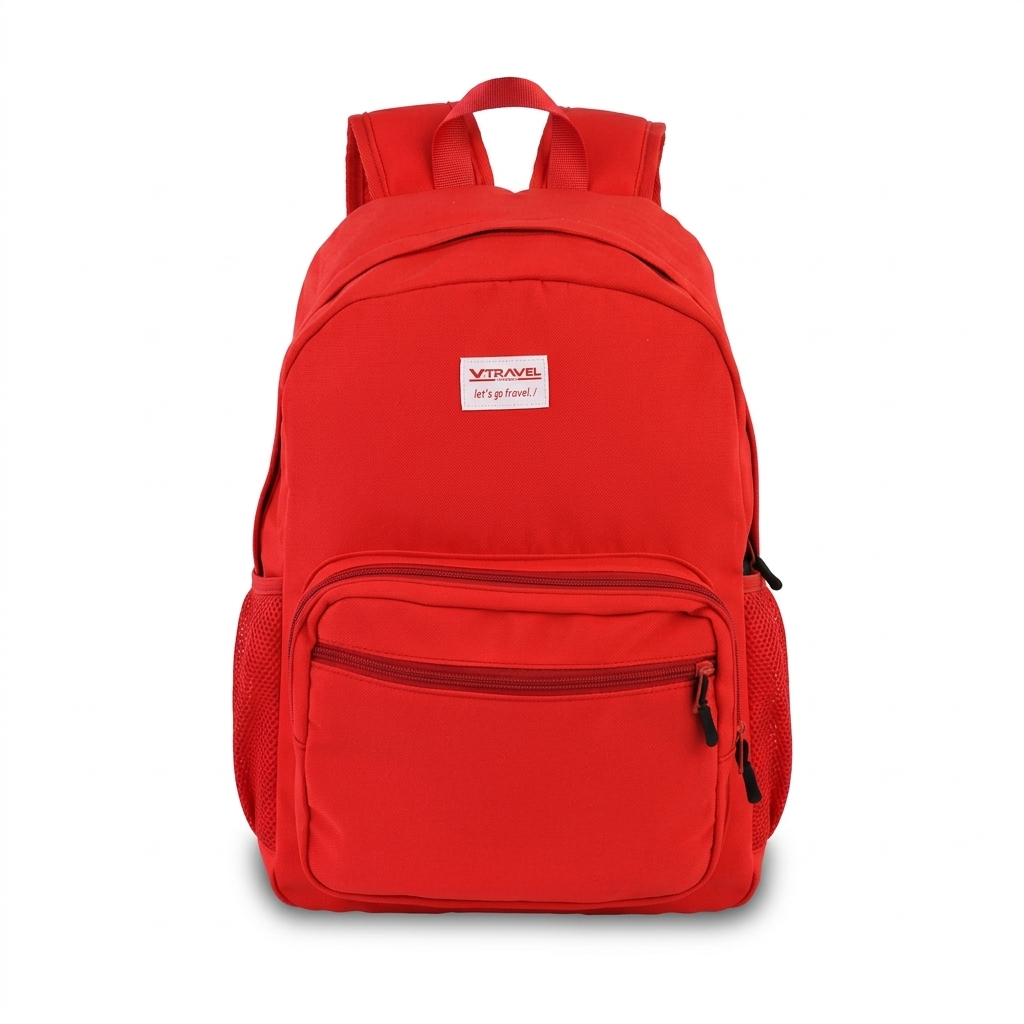TINT: SAC A DOS TINT 16" VERT/ROUGE V-TRAVEL