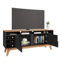 TV STAND WINE 1.6m BLACK NOCE CASA . 11078576