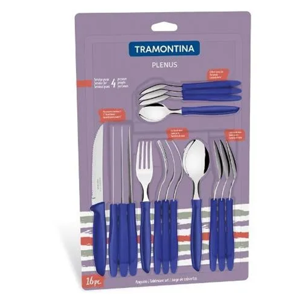 VR. 16 PIECES TABLEWARE SET PLENUS TRAMONTINA 23498/101