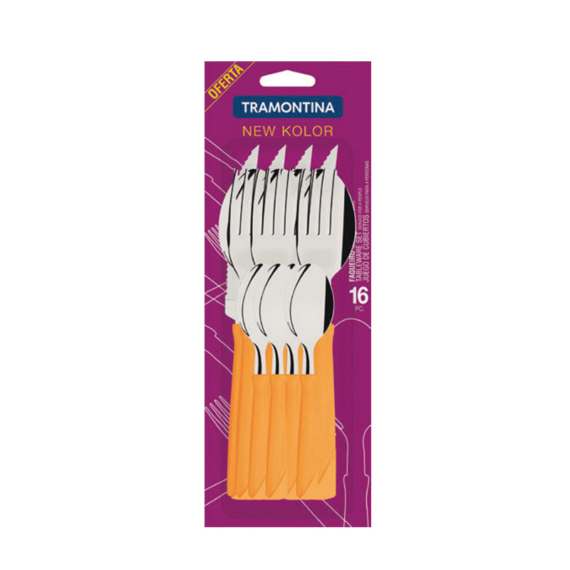 VR. 16 PZAS TABLEWARE SET NEW COLOR TRAMONTINA 23199/464