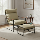 YK631 CHAISE DE DÉTENTE COL LIGHT KHAKI