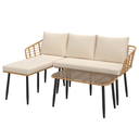 MB. 3PCS CORNER SOFA SET 210712 BLUE ROCK