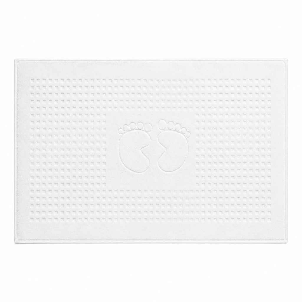 SORTIE DE BAIN JACQUARD 50X75 340GR COL:BLANC
