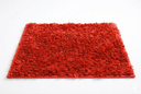 LM. BLEND CHENILLE MAT ITEM:8M0087 COL 2:RED 60X90