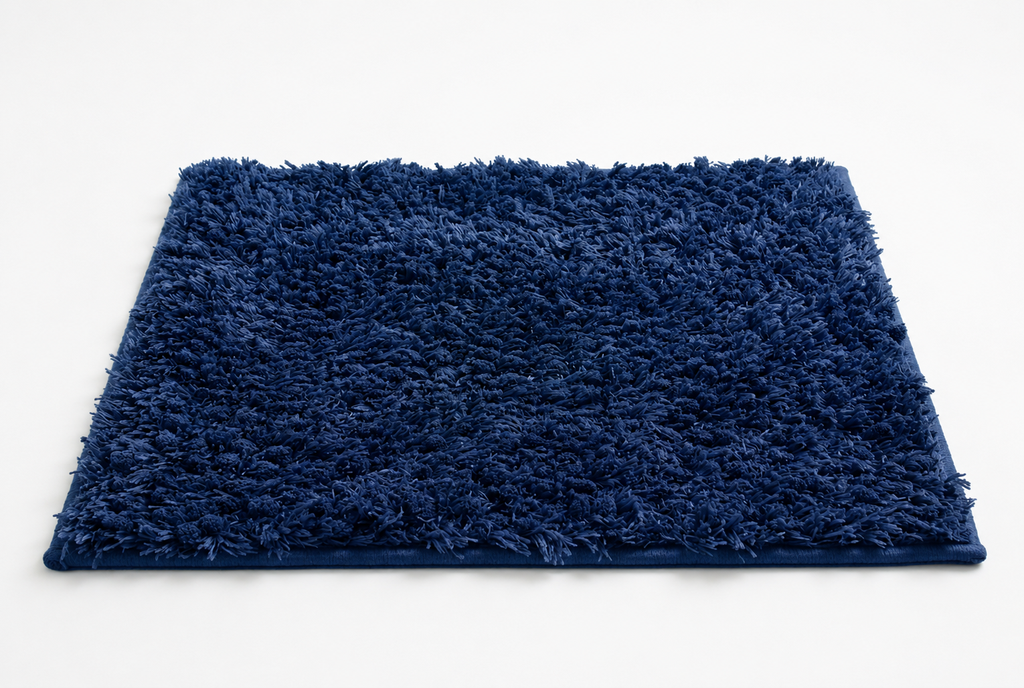 LM. BLEND CHENILLE MAT ITEM:8M0087 COL 32:NAVY 43X60