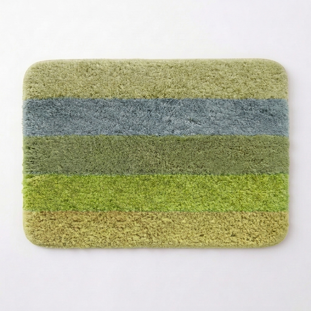 SHADED POLYMICON BATHMAT ITEM:9M2357 COL:GREEN 60X90
