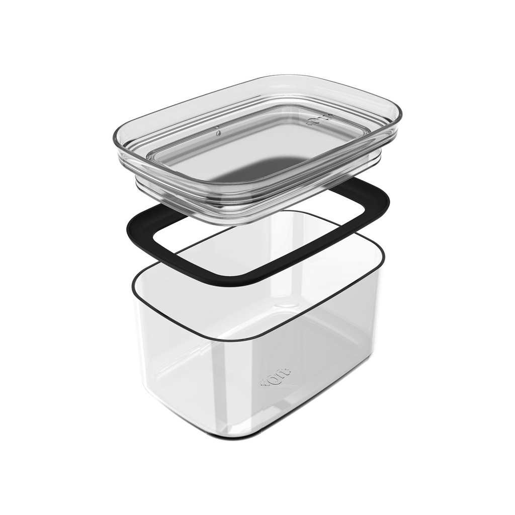 VR. OB500NT HERMETIC RECTANGULAR ORGANIZER BLOCK 0,65L NATURAL -OU