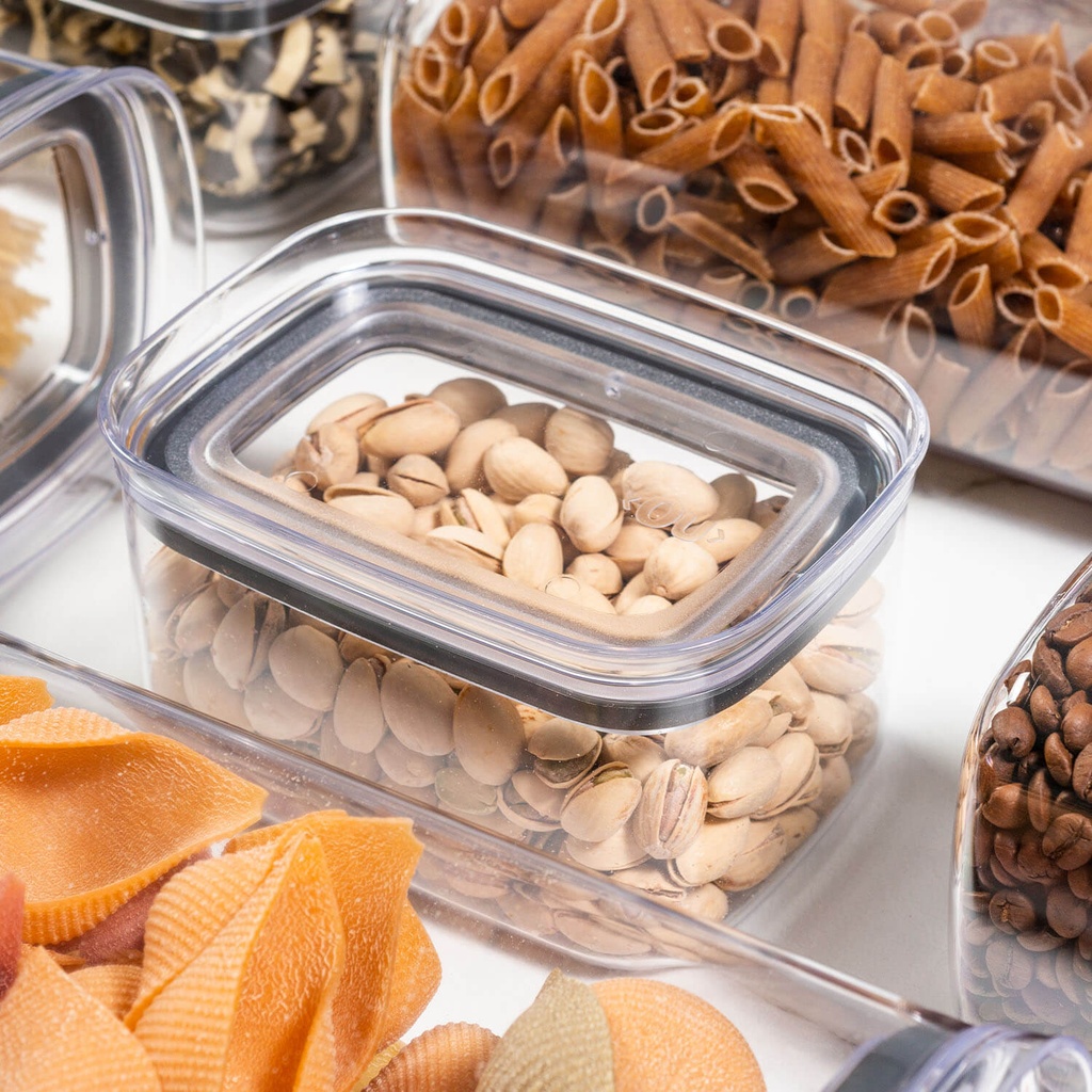 VR. OB500NT HERMETIC RECTANGULAR ORGANIZER BLOCK 0,65L NATURAL -OU