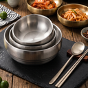 MEL-2-11 / MEL-2-12 19 Korean-style Double-layer Bowl Golden/Silver Color