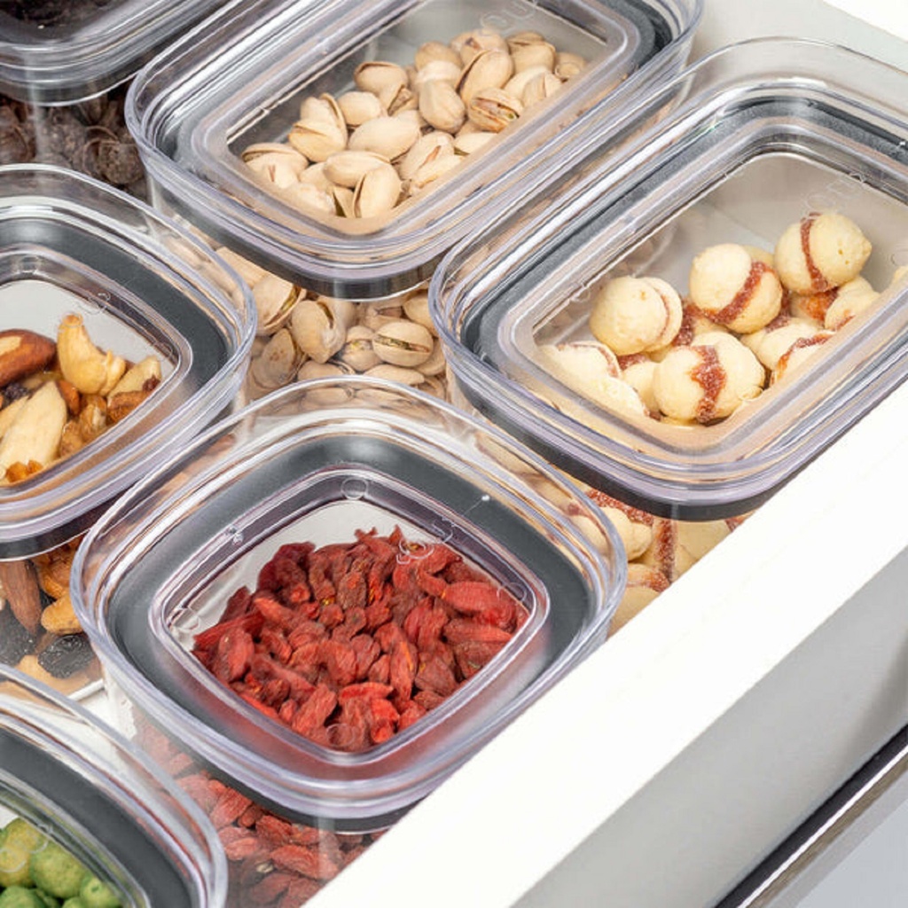 VR. OB600NT HERMETIC RECTANGULAR ORGANIZER BLOCK 1,5L NATURAL -OU