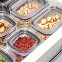 VR. OB600NT HERMETIC RECTANGULAR ORGANIZER BLOCK 1,5L NATURAL -OU