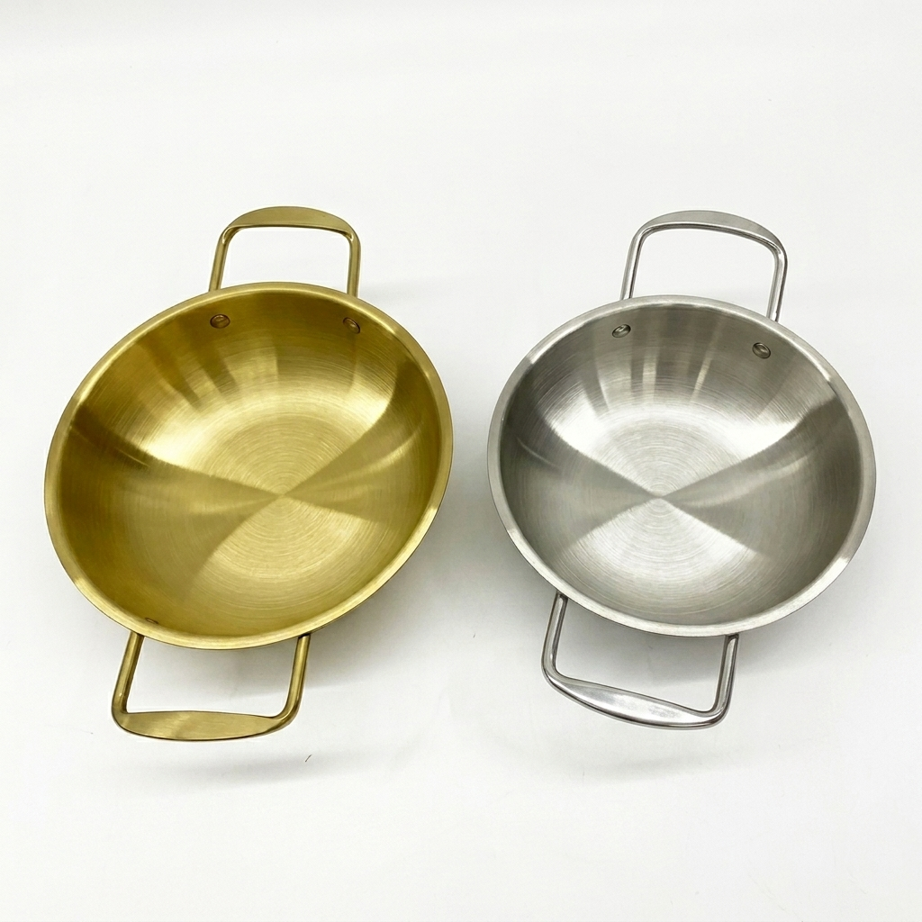 MEL-2-17 / MEL-2-18 20 Korean-style Hot Pot Golden/Silver Color