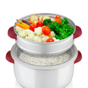 RC181S RICE COOKER 1,8L - COUVERCLE EN INOX - ROUGE/GRIS VISTA