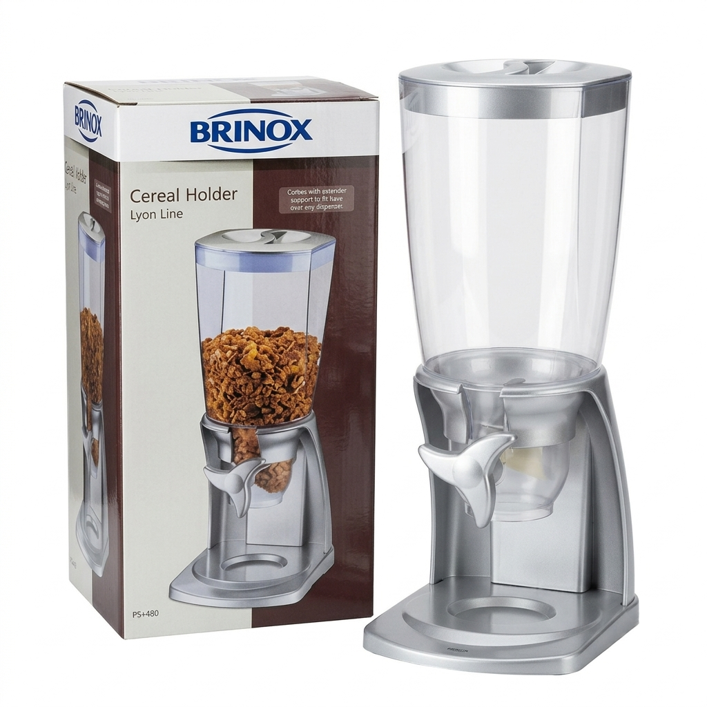 PLASTIC CEREAL DISPENSER LYON. 2345/100 BRINOX