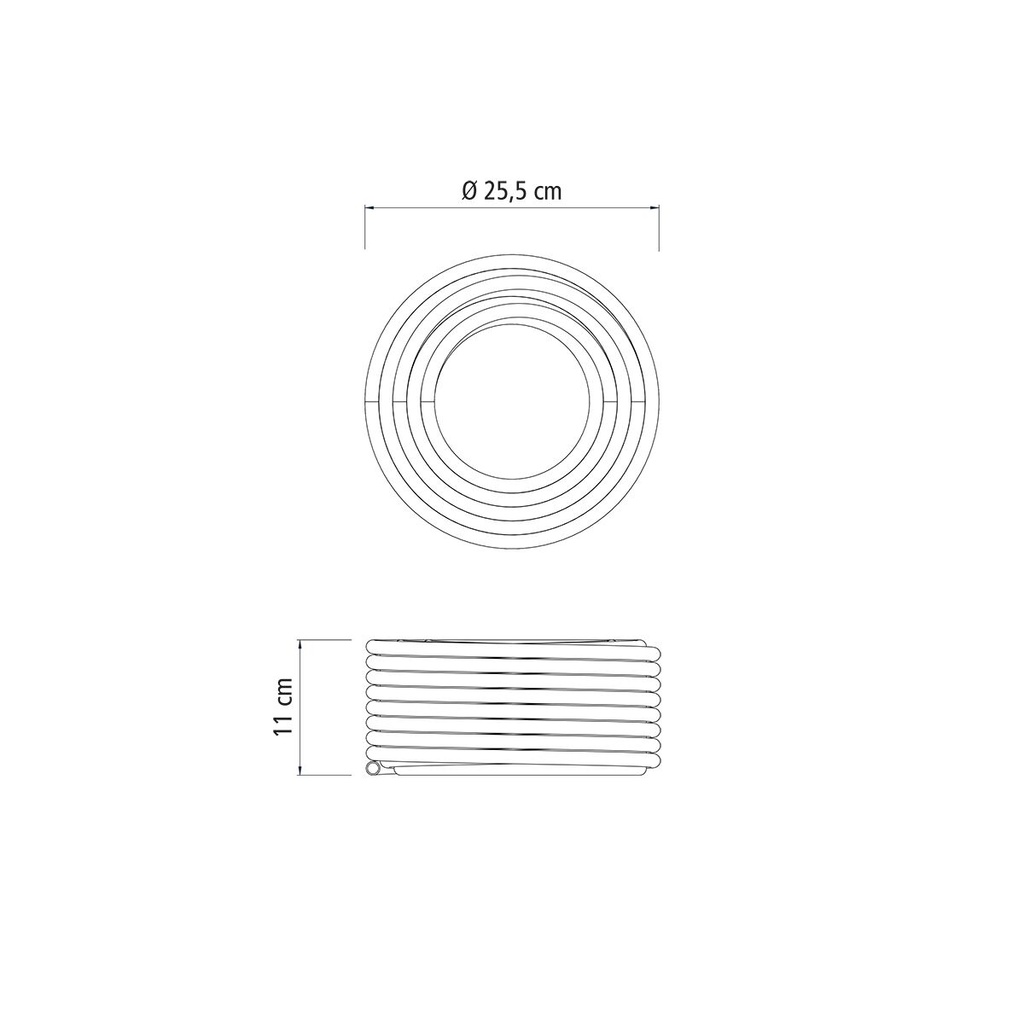 OT. TUYAU D'ARROSAGE FLEXIBLE, 15M 79170/150 TRAMONTINA