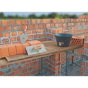 VR. 6 MASON'S TROWEL, WOOD HANDLE TRAMONTINA 77358/065
