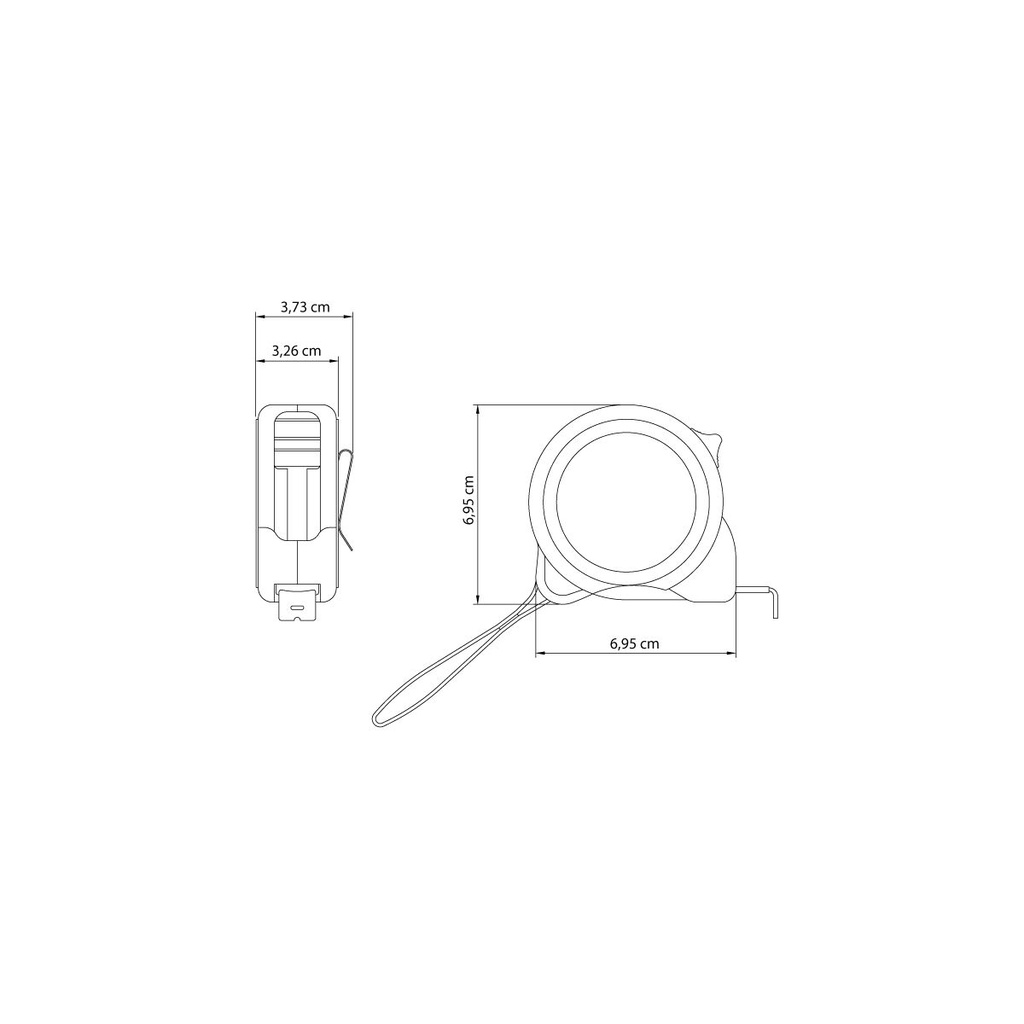 OT. 5 METERS MEASURING TAPE TRAMONTINA 43166/305