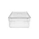 VR. OC250NT CLEAR ORGANIZER WITHLID 30 X 15 X 7 CM NATURAL -OU