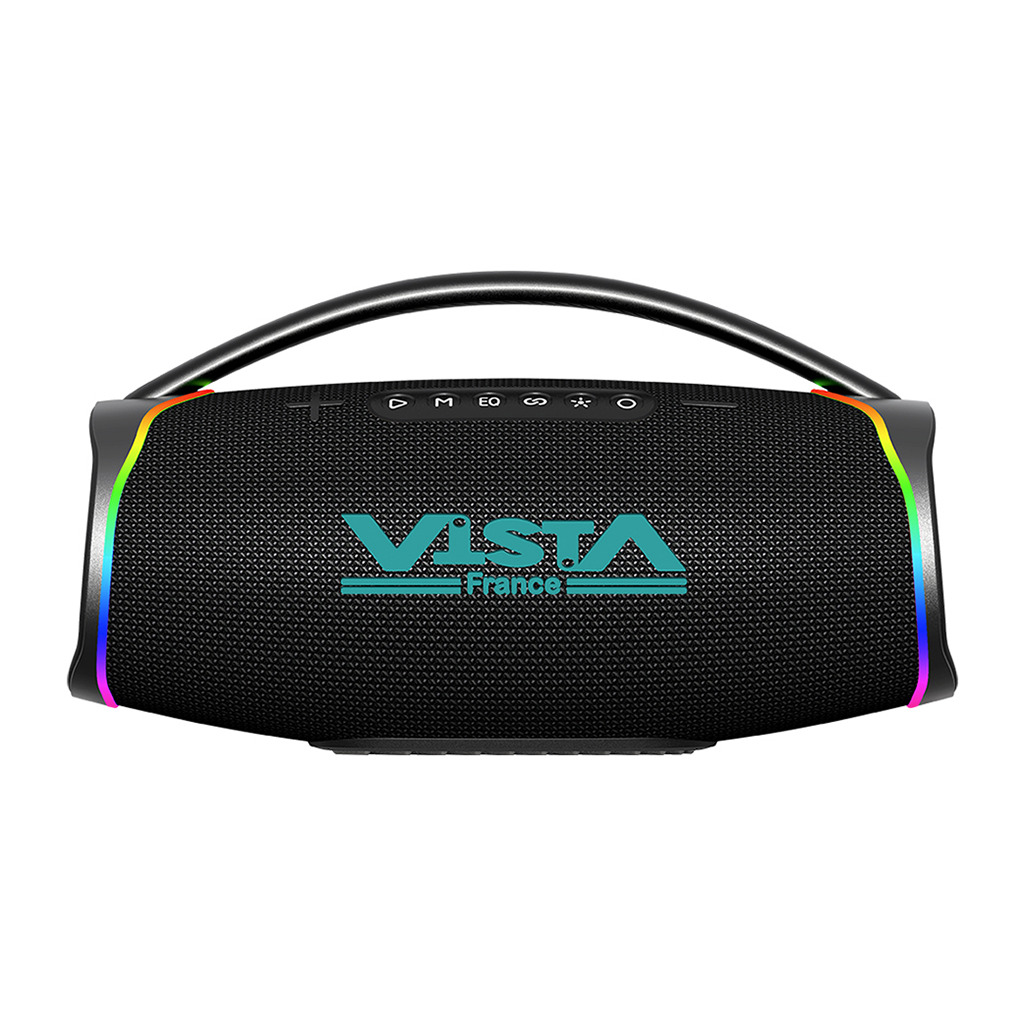 SP9945BT ENCEINTE PORTABLE 2x5''+2SUBWOOFERS +2TWEETERS -RECHARGEABLE -BLUETOOTH -USB -SD -AUX -FM -TWS -1MICRO -220W -22000W PMPO (02PCS) VISTA FRANCE