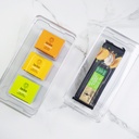 VR. OC250NT CLEAR ORGANIZER WITHLID 30 X 15 X 7 CM NATURAL -OU