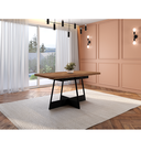 MB. 159232100 RECTANGULAR TABLE REF 1592 NOGAL W/BLACK CARRARO 