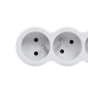 EL. 049480 RALLONGE MULTIPRISE A PUIT 1.5m EXTRA PLATE 5X2P+T 230V 3500W 16A BLC GRIS CLAIR LE GRAND 