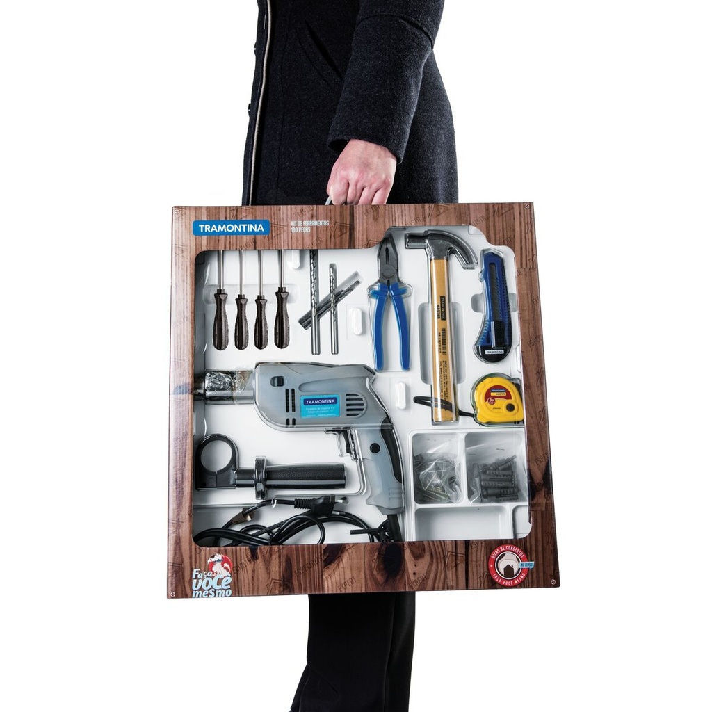 OT. KIT D'OUTILS DE 100 PIÈCES 43408/434 TRAMONTINA
