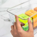 VR. OC250NT CLEAR ORGANIZER WITHLID 30 X 15 X 7 CM NATURAL -OU