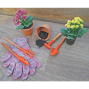 OT. 4PC GARDEN TOOL SET, WOOD HANDLES TRAMONTINA 78104/801