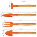 OT. 4PC GARDEN TOOL SET, WOOD HANDLES TRAMONTINA 78104/801